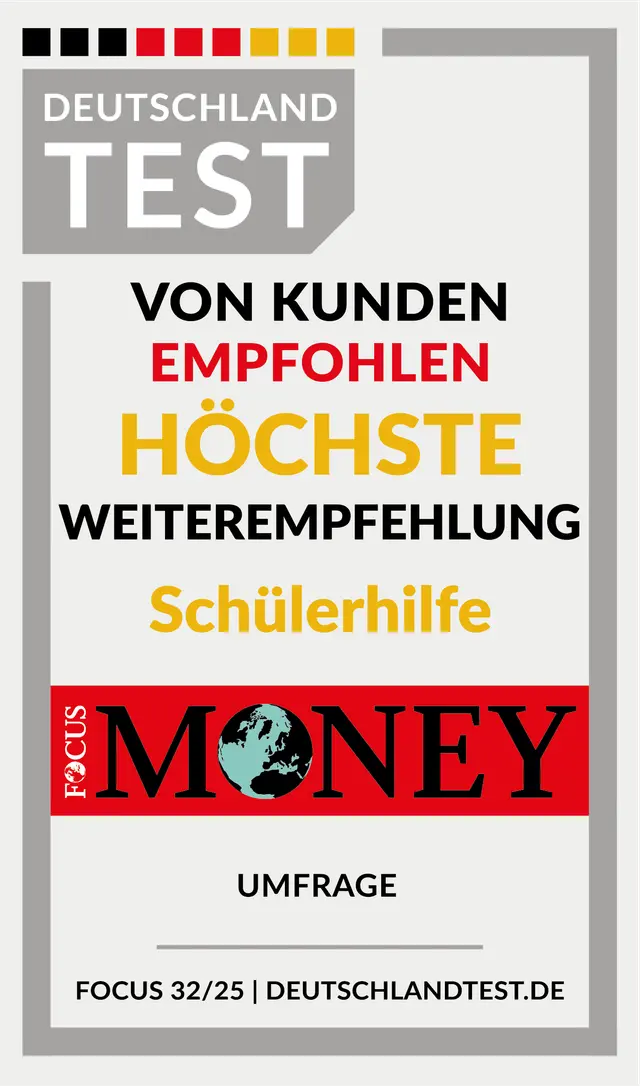 Foto des Siegels Testsieger höchste Weiterempfehlung von Kunden 2025