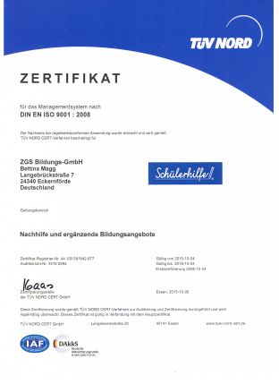 Schülerhilfe - Eckernfoerde - TÜV Eck 001