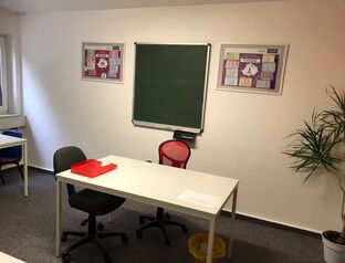 Lehrertisch Elmshorn Tafel