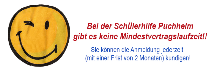 Schülerhilfe - Preise - Vertragslaufzeit Puchheim