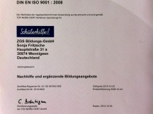 Schülerhilfe - Referenzen - TÜV