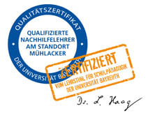 Nachhilfelehrer der Schülerhilfe Mühlacker zertifiziert.