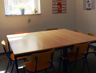 Unterrichtsraum I der Schülerhilfe Bad Nauheim Hier macht Lernen Spaß - in den hellen Räumlichkeiten der Schülerhilfe Bad Nauheim.