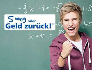 5 weg oder Geld zurück