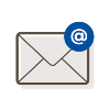 E-Mail Brief mit @-Zeichen