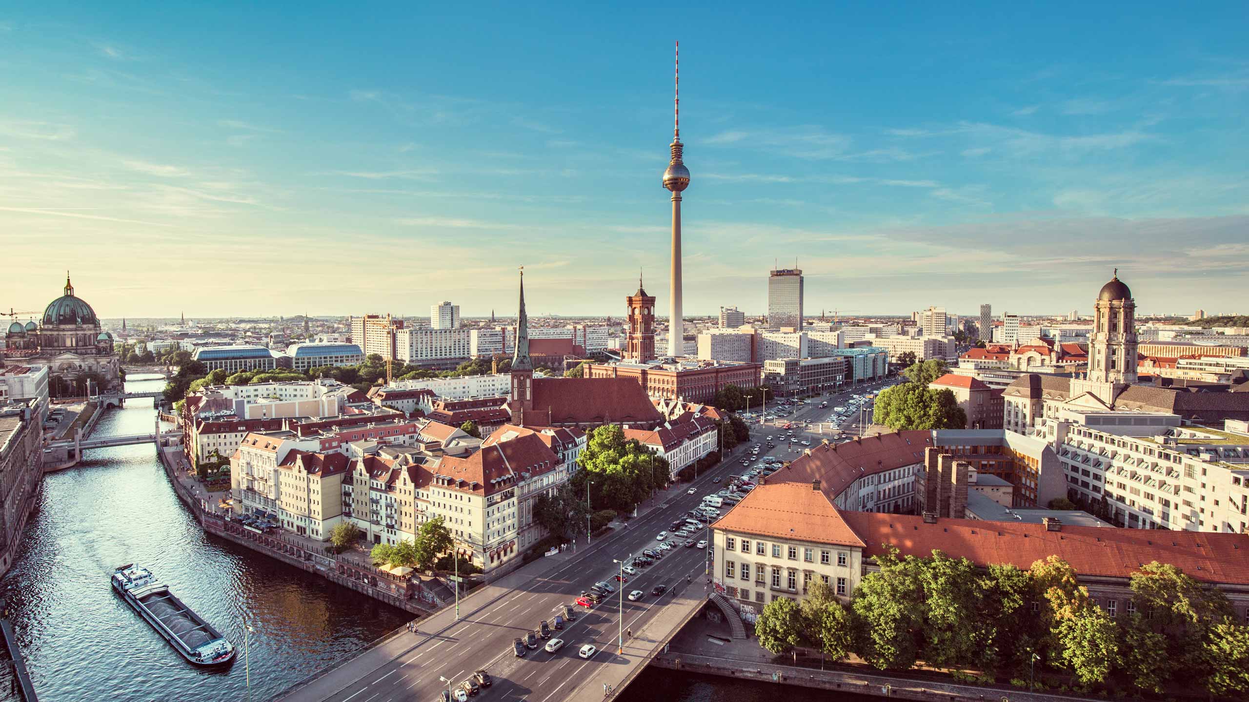 Foto der Stadt Berlin von oben